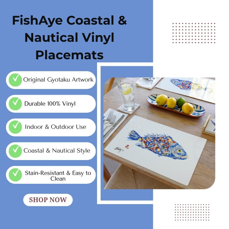 Blue Dungeness Crab Handmade Placemat