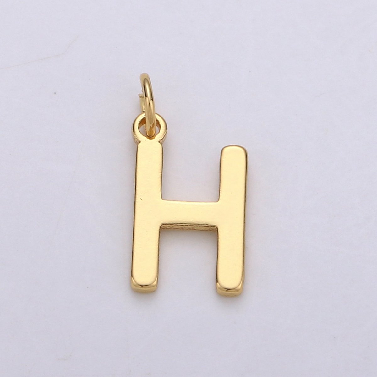 14k Gold Filled Personalized Initial Charm Initial Pendant, Letter Charm, Minimalist Alphabet Letter Charm, Monogram Charm Add On Charm A-113 to A-125