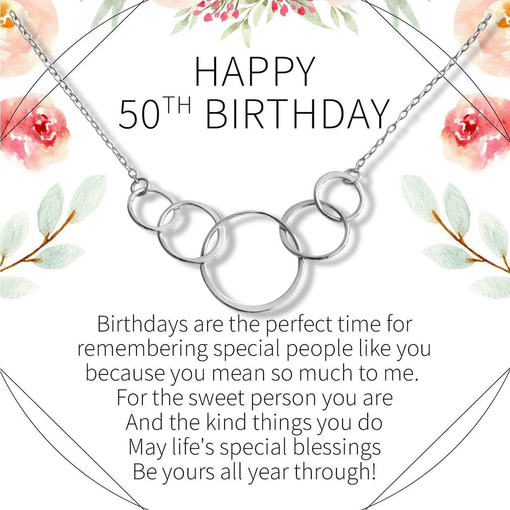 50th Birthday Necklace