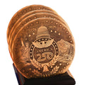 America250 Sea to Shining Sea 4-piece Coaster Set (Bronze)