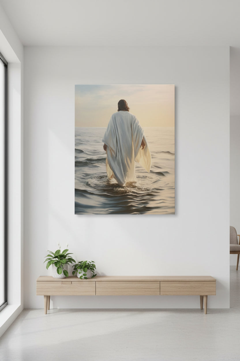Walking on Water Religious Wall Art