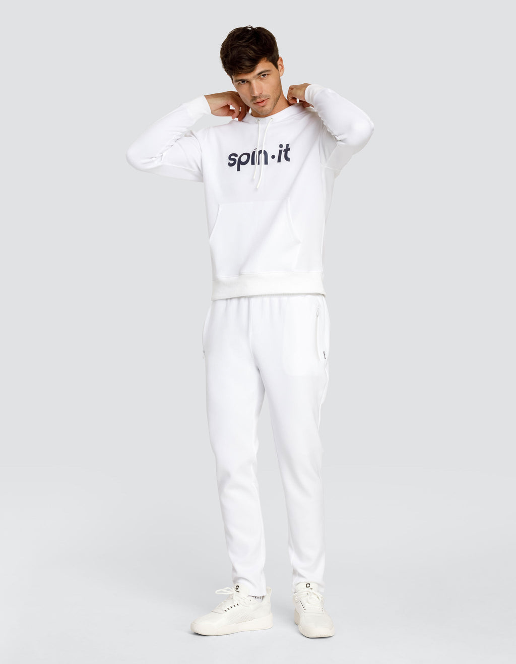 Andrew Mid-Rise Jogger - Chalk White
