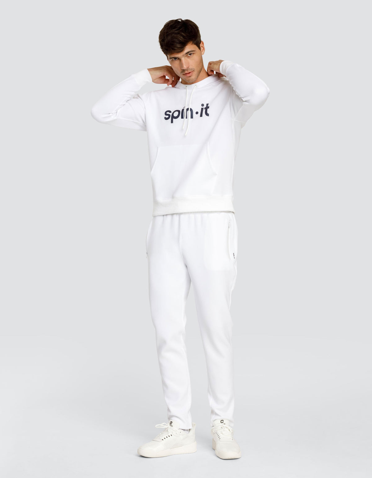 Andrew Mid-Rise Jogger - Chalk White