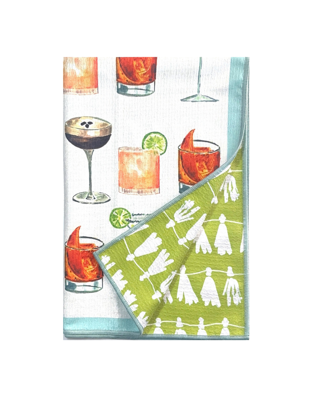 Shaken, Not Stirred Double-Sided Tea Towel